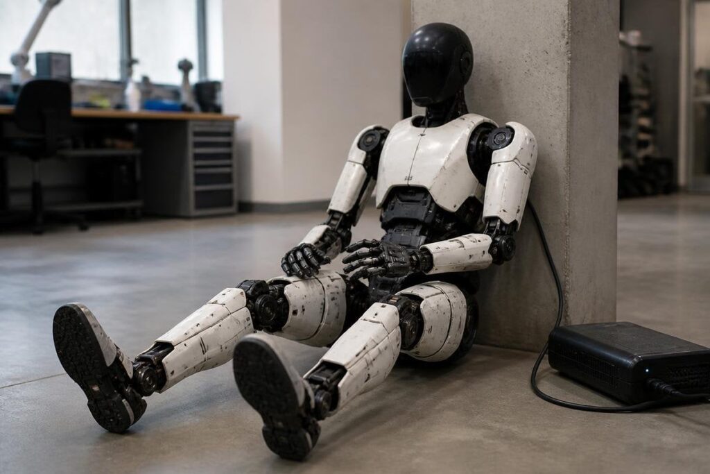 Humanoid robot batteries still limit useful work