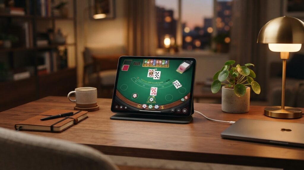 Tổng Quan Về Xu Hướng Game Casino Trực Tuyến Hiện Đại Giao diện trò chơi giải trí kỹ thuật số trên thiết bị di động