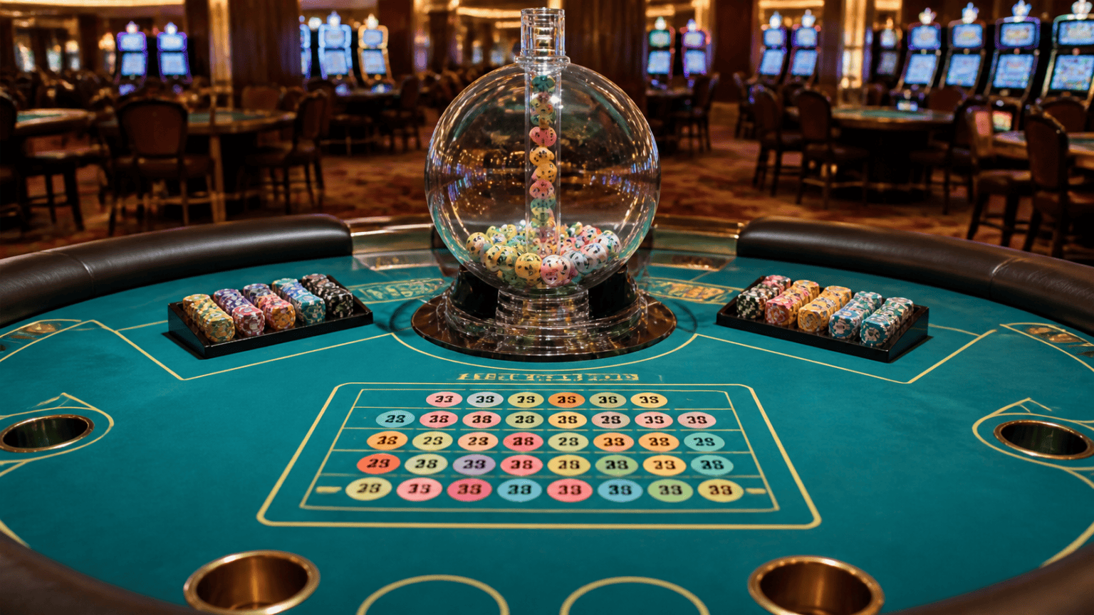 82 Lottery: How to Read the Game and Play Smarter Casino-style lottery table with numbered balls for 82 Lottery