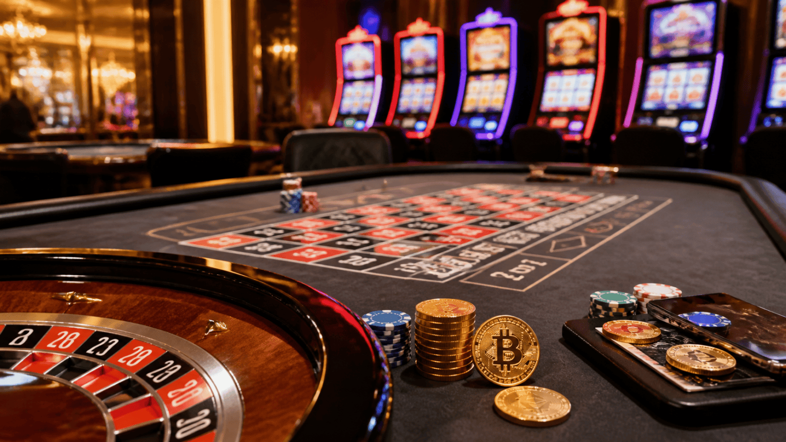 Migliori Casino Online: Come Confrontare Bonus e Servizi Casino gaming table with digital payment theme
