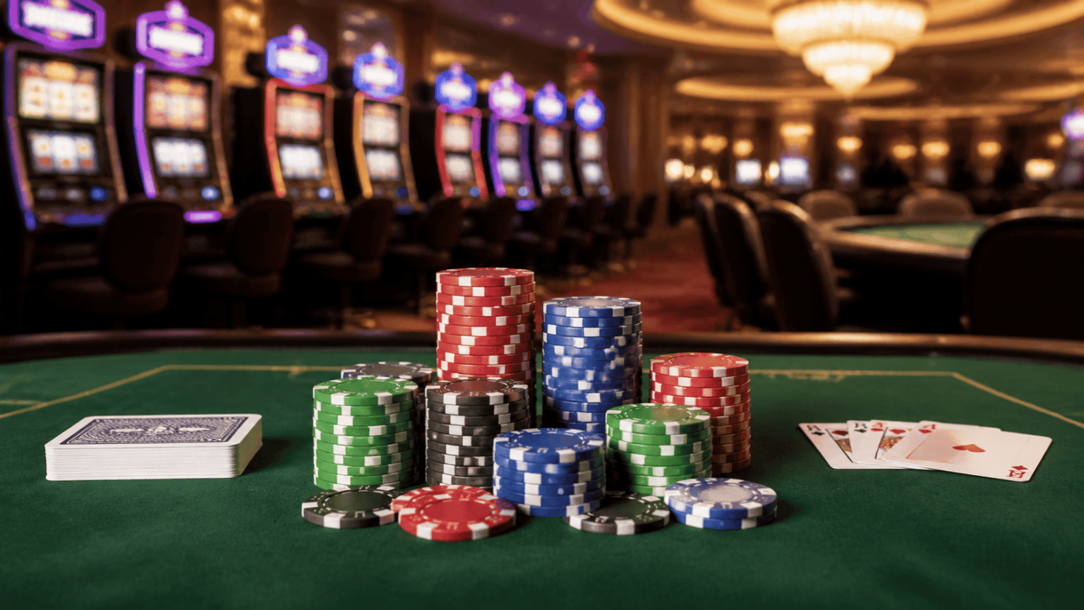 Casino Online: Assistenza Clienti e Servizi da Controllare Casino chips and cards on a betting table